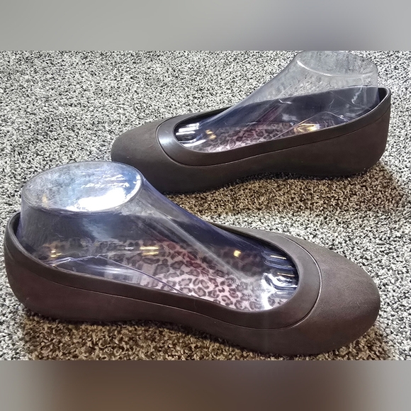 Crocs Mammoth Ballet Flats Brown Womens size 8 - Picture 4 of 10